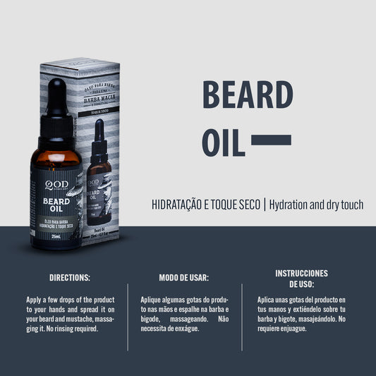 Moisturizing Beard Oil 25ml - QOD Barber Shop