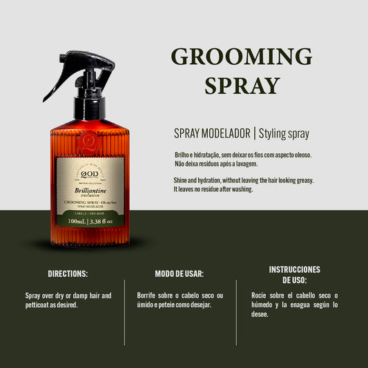 Brilliantine Grooming Hair Spray Oh My Boy 100ml - QOD Barber Shop