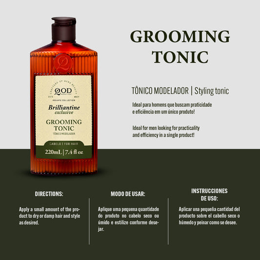 Brilliantine Grooming Hair Tonic 220ml - QOD Barber Shop