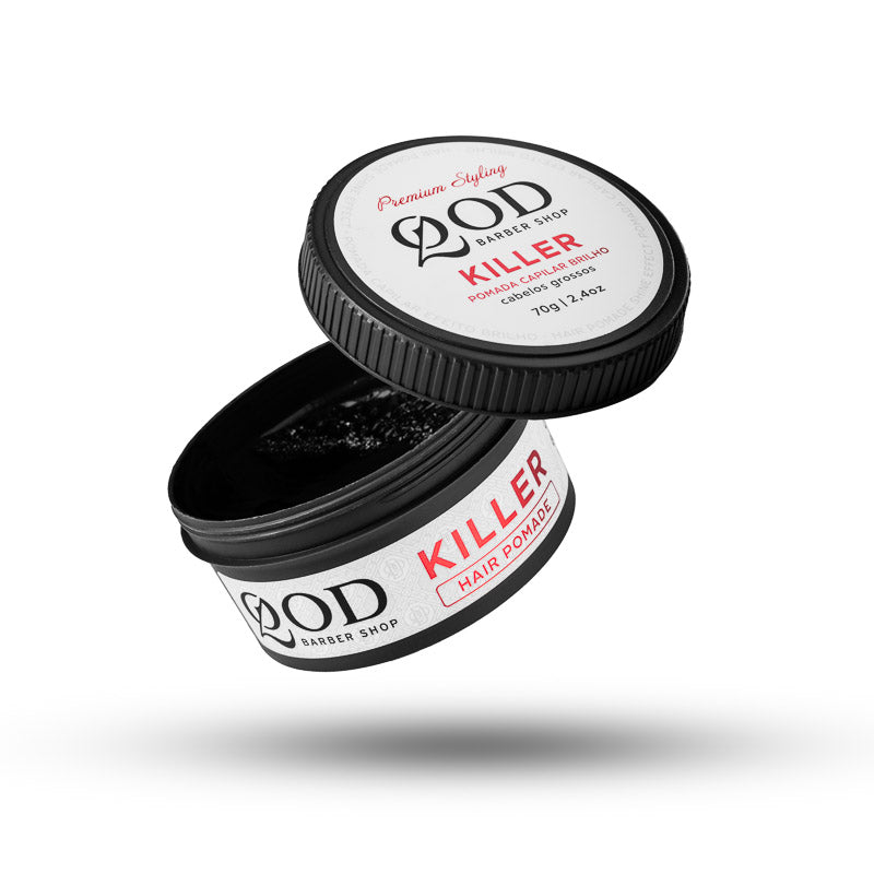 Killer Hair Pomade 70g - Strong Hold - Shine Effect - QOD Barber Shop