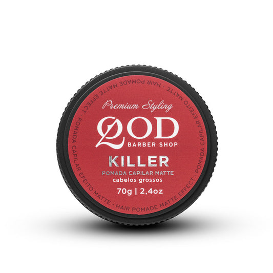 Killer Hair Pomade 70g - Strong Hold - Matte Effect - QOD Barber Shop