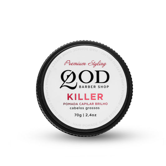 Killer Hair Pomade 70g - Strong Hold - Shine Effect - QOD Barber Shop