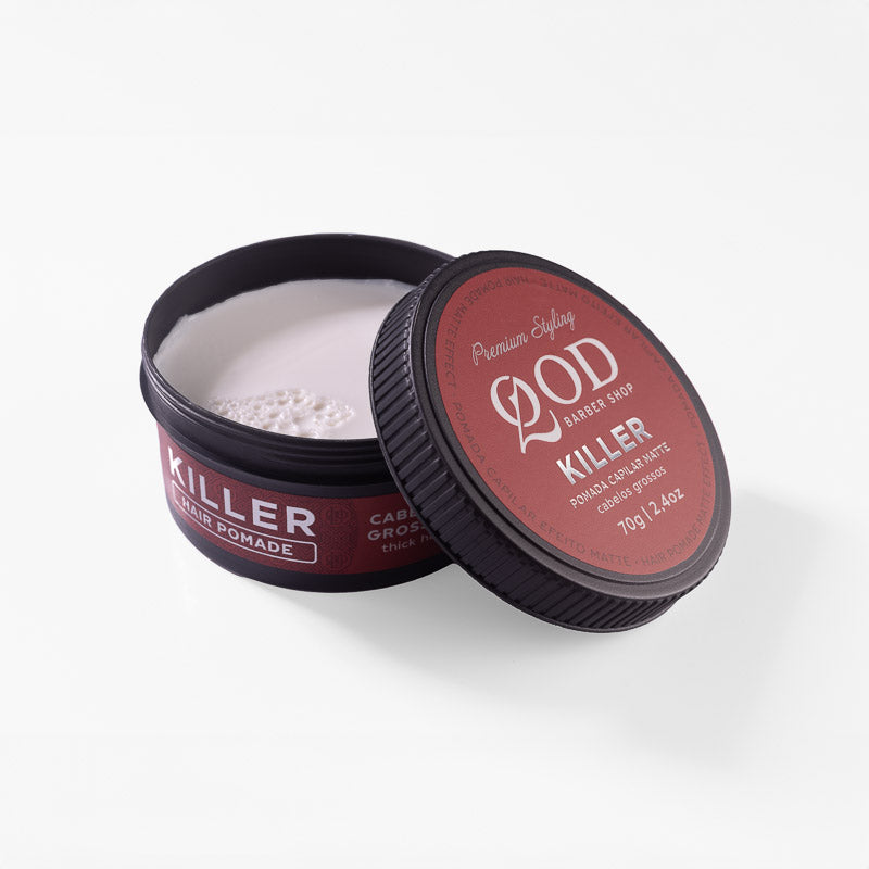 Killer Hair Pomade 70g - Strong Hold - Matte Effect - QOD Barber Shop
