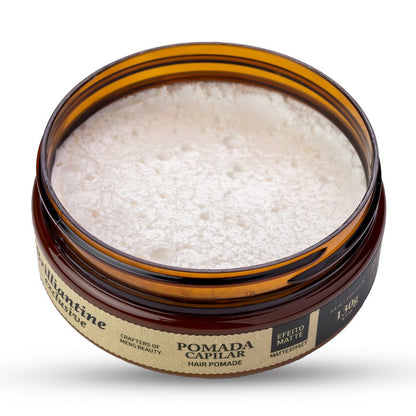 Brilliantine Hair Pomade - Matte Effect - 130g - QOD Barber Shop